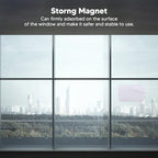 Window Cleaner, Magnetic Glass Cleaner Window Washer Glass Wiper Magnetic Cleaning Tools Magnetic Glass Brush Outside Window Cleaner Tool for Home - Image 3