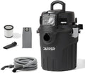 Dapper Supply 6 Gallon Wall Mount Wet/Dry Vacuum, 5.5 Peak HP, 30 Ft Hose, Vacuum & Blower, Includes Attachments for Garage, Car, Workshop & Jobsite by DapperSupply