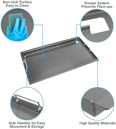 Full Size Griddle Inserts for Weber Summit 600 Series Grills - Image 3