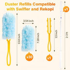 Duster Refills for Swiffer Duster with 3ft Extension Pole & Short Grip 30ct - Image 5
