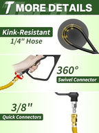 125FT Pressure Washer Hose 4200PSI M22 Fitting - Image 6