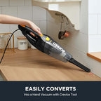 Eureka Blaze Stick Vacuum Cleaner, Powerful Suction 3-in-1 Small Handheld Vac with Filter for Hard Floor Lightweight Upright Home Pet Hair, Dark Black - Image 4