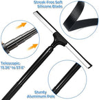 Tiiyee 2 in 1 Window Squeegee, Shower Squeegee for Glass Doors Floor Wiper - Image 6