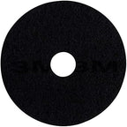 3M Low-Speed Stripper Floor Pad 7200, 19" Diameter, Black (Case of 5) - Image 2