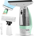 Kiato Window Vacuum Squeegee Cordless, Electric Window Vac, Rechargeable Window Cleaner with Spray Bottle, for Cleaning Windows, Mirrors, Glass, 2200mA, WC10 by Kiato