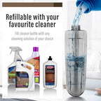 Wet Spray Mop for Floor Cleaning with 14 oz Bottle & 3 Microfiber Pads - Image 4