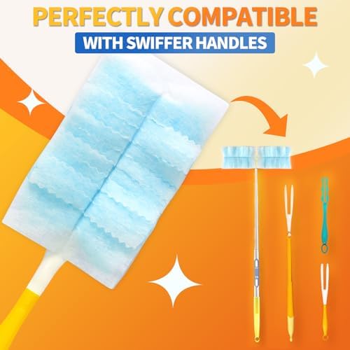 30 Count Electrostatic Duster Refills Compatible with Swiffer Duster, Multi-Surface Dusting Refills, Microfibre Dusters for Cleaning, Unscented - Image 6