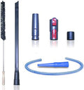 Dryer Vent Cleaner Kit & Refrigerator Condenser Coil Brush-Dryer Lint Brush Vent Trap Cleaner-Vacuum Attachment for Small Crevice-Dryer Cleaner Brush by VACEXT
