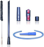 Dryer Vent Cleaner Kit & Refrigerator Condenser Coil Brush-Dryer Lint Brush Vent Trap Cleaner-Vacuum Attachment for Small Crevice-Dryer Cleaner Brush by VACEXT