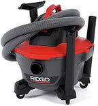 RIDGID 62698 RT0600 NXT 6-Gal. Wet Dry Shop Vacuum with Casters, 4.25 Peak HP Motor, and Pro Locking Hose, Dark Gray and Red - Image 2