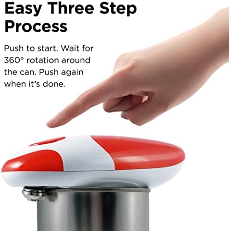 Kitchen Mama Auto 2.0 Electric Can Opener, Red - Image 3