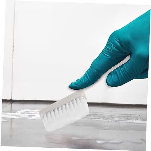 Ipetboom 2pcs Grout Cleaning Brush with Handle PP Bristle Scrubber for Tile Floor Baseboard Shower Tool for Home Maintenance - Image 5