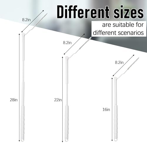 Colingmill 2 Pack Replacement Duster Handles, 3 Ft Extendable, White - Image 3