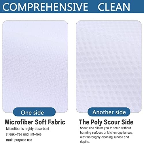 SINLAND Dish Cloth for Washing Dishes Kitchen Washcloth Cleaning Cloth - Image 4