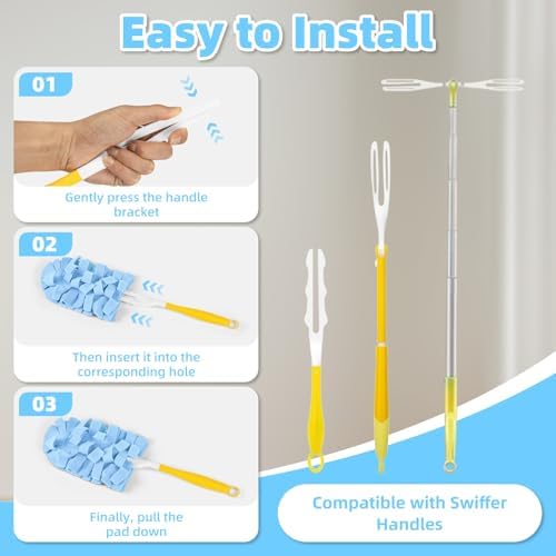 Reusable Duster Refills, Washable Duster for Swiffer (6 PCS) - Image 4