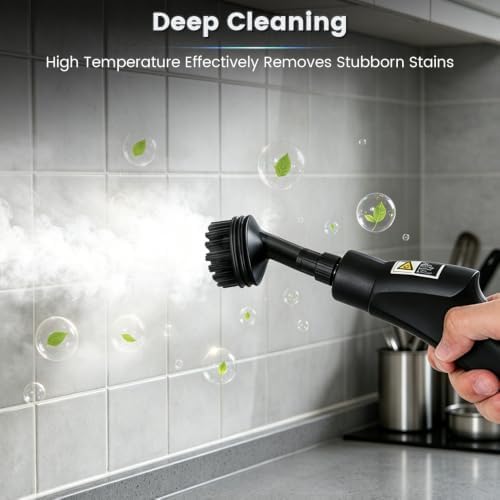 Handheld Steam Cleaner with 1500ML Tank Steamer for Kitchen & Bathroom - Image 6
