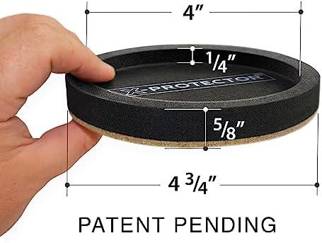 Felt Furniture Sliders for Hardwood Floors X-PROTECTOR 4 PCS 4 3/4” - Image 4