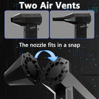 Compressed Air Duster, Electric Air Duster, Super Powerful 130000RPM Mini Air Blower Gun,Dust Blower for Computer Keyboard, Car Cleaning, Home, and Outdoor Use - Image 4