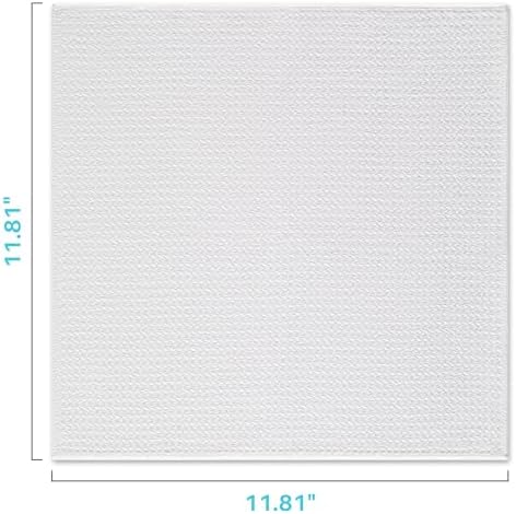 JOYMOOP Microfiber Cleaning Cloth, 9 Piece Set, Medium, White - Image 2