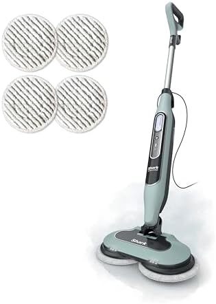 Shark Steam & Scrub Steam Mop, All-in-One Hard Floor Cleaner, Grey, S8001 by Unknown