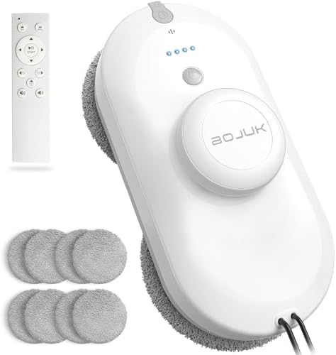 Window Cleaning Robot, 6500Pa Suction with Edge Detection by SteamMop