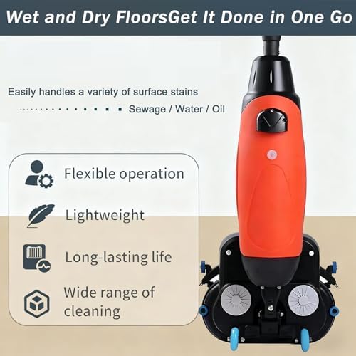 Commercial Floor Scrubber Machine, Electric Buffer Polisher, Dual - Image 2