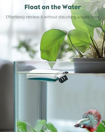 Pawfly Strong Magnetic Fish Tank Cleaner Aquarium Glass Cleaner with 2 Detachable Scrapers Floating Scrubber Cleaning Tool for 1/4 Inch Thick Glass Fish Tank Magnetic Algae Scraper Magnetic - Image 6