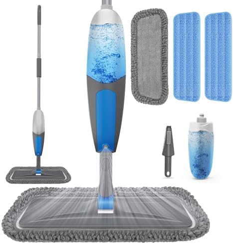 BPAWA Spray Mops for Floor Cleaning: Microfiber Wet Mop for Hardwood Tile by BPAWA