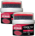 Weiman Cooktop Cleaner Paste, Easily Remove Burned-On Food, Grease and Watermarks, Leaving Your Glass Cook Top Sparkling by Weiman