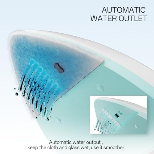 Magnetic Glass Cleaner Tools - Double sided Windows Glass Cleaner Wiper for (16-25mm) Double Glazing with Water Storage Room Windshield Cleaner Tool for High-rise (Green) - Image 4