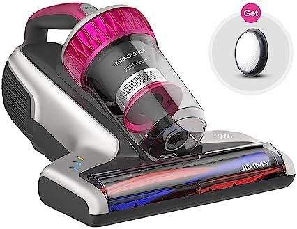Jimmy WB73 Bed & Mattress Vacuum Cleaner with UV Sanitizer & Ultrasonic – Handheld Dust Remover with Smart Dust Sensor, HEPA Filtration for Pet Hair & Allergies (Corded) by JimmyBedVacuumCleaner