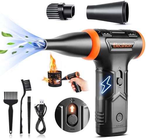 Compressed Air Duster - Electric Air Duster, 50 mph 110000RPM Super Power by Elecshion