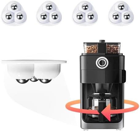 Self Adhesive Appliance Sliders 4 Pack Kitchen & Furniture Rollers by Tasttin