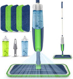 Spray Wet Mops for Floors Cleaning: Hardwood Floor Mop Kit with 2 Bottles by MEXERRIS