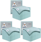 MR.SIGA Ultra Fine Microfiber Cloths for Glass, Pack of 36, 35 x 40cm 13.7" x 15.7" by MRSIGA
