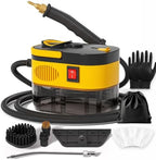 KEROMEE Steam Cleaner, Portable Steamer for Cleaning with 15pcs Accessories, 6-Level Adjustable and 15s Heat-Up, Handheld Steam Cleaner for Home, Dirt, Grease, Grout, Tile, Floor, Car Detailing by Makethehomemorebeautiful