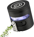 Cloudious9 - Tectonic9 Manual Grinder Automatic Dispenser Large 2.5" Aluminum Alloy (Black), For Home & Kitchen Only by Cloudious9