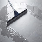 Floor Squeegee for Concrete Floor, 17.5" Heavy Duty Squeegee Broom for Floor, Commercial Scrubber Mop with Extendable Long Handle, Bathroom Tile Shower Glass Window - Image 7