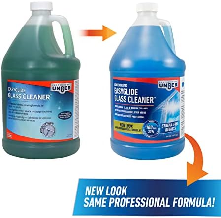 Unger Professional Streak-Free EasyGlide Glass Cleaner Concentrate, 1 Gallon, Ammonia-Free, Makes 100 Gallons of Solution, Safe for Tinted Windows, LOW-E, Windshields and Mirrors - Image 2