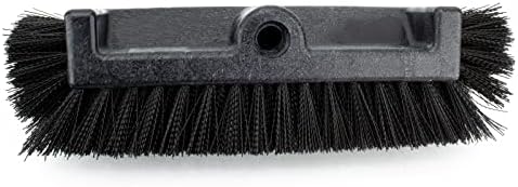 SPARTA Multi-Level Tile Scrub Brush 12" Wide Brush Head, Heavy-Duty Tile Cleaning Brush with End Bristles for Commercial Tiles, Tubs and Floor, Plastic, 12 Inches, Black - Image 4