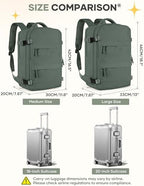 coofay Travel Backpack For Women Men Airline Approved Carry On Backpack Flight Approved Waterproof Sports Luggage Backpack Casual Daypack Small Hiking Backpacks - Image 4