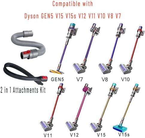 23'' Flexible Crevice Tool & Extension Hose Attachments for Dyson Vacuum - Image 2