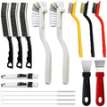 16Pcs Crevice Cleaning Brush Set, Hard Bristle Scrub Brushes for Gaps by Dsyrvd