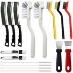 16Pcs Crevice Cleaning Brush Set, Hard Bristle Scrub Brushes for Gaps by Dsyrvd