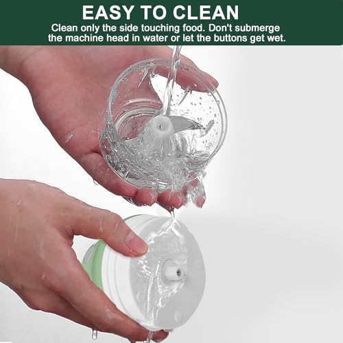 Electric Garlic Chopper, 250ML Garlic Mincer with Egg Beater - Image 4