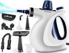 Handheld Pressurized Steam Cleaner with 11-Piece Accessory Set, Multi-Surface Steamer for Cleaning, All Natural Steam Cleaner for Home, Upholstery, Car, Floor, Kitchen and More by MOSCHE