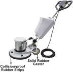 TECHTONGDA 6-Head Electric Stone Floor Grinding & Polishing Machine 16.9" Grinding Width Wet & Dry Dual-use 175 RPM/min with 12L Water Tank for Home Renovation Remodeling Garages Cleaning 220V - Image 7