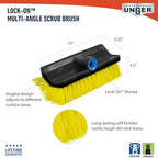 Unger Hydropower Lock-On 10" Bi-Level Scrub Brush - Image 7
