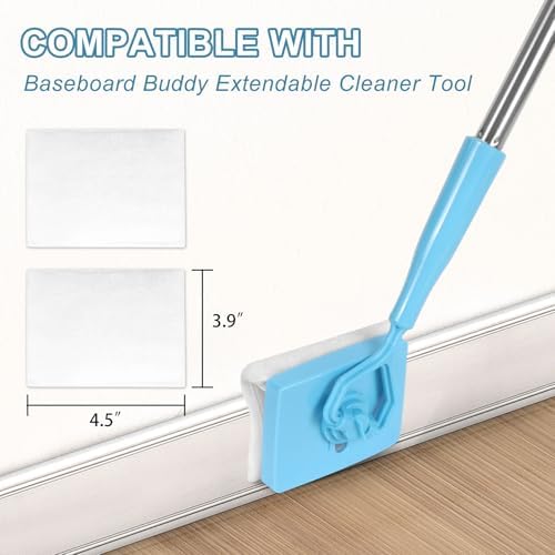 Reusable Pad Refills Compatible with Baseboard Buddy Cleaner Tool - Image 2