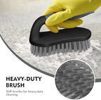 SetSail Scrub Brush, Stiff Bristle Cleaning Scrubber, 2 Pack(Black Grey) - Image 6
